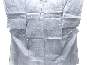 アンティーク　本場宮古上布　縞織り出し男物着物(材料)